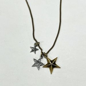 Three Star Pendant Necklace from J crew